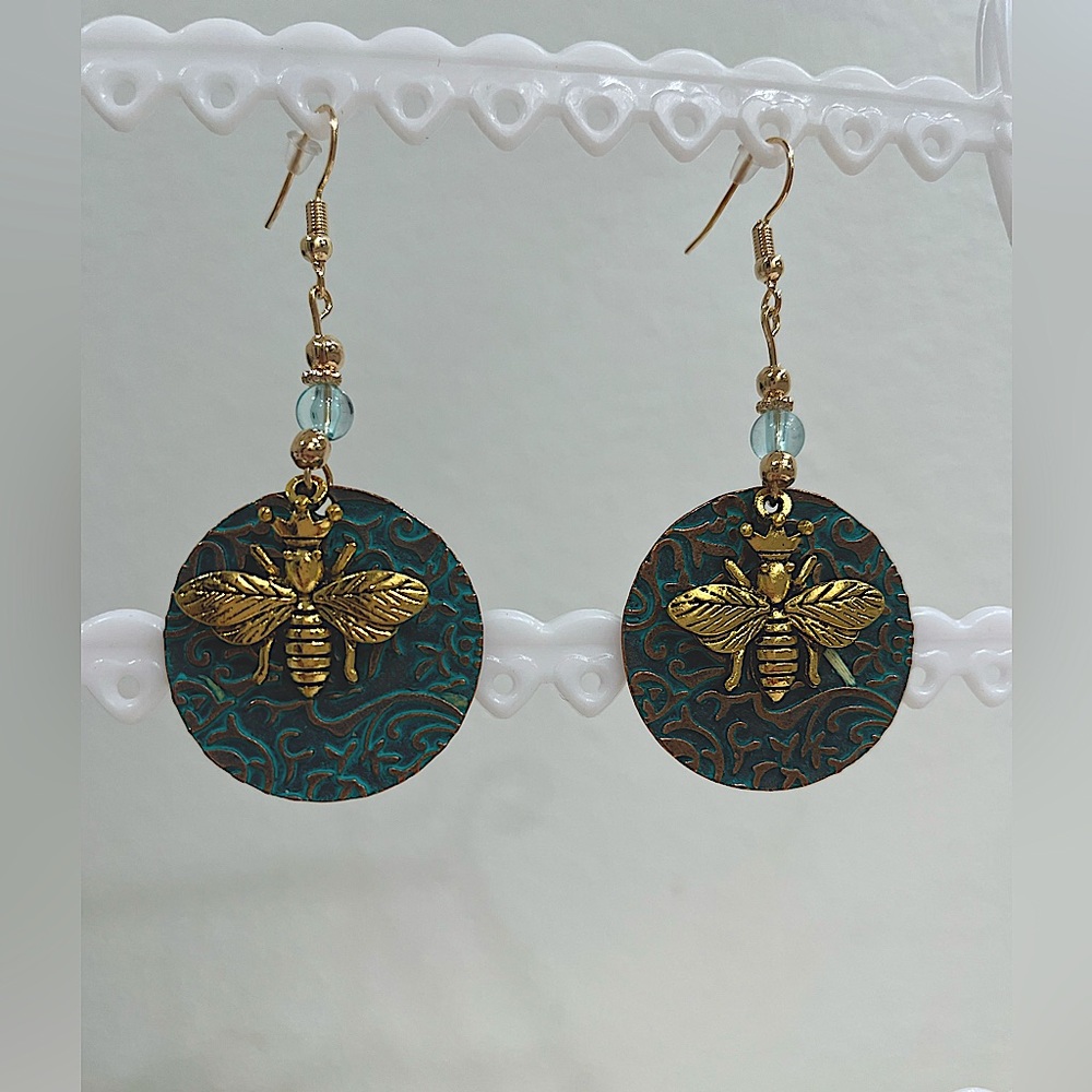 Dangle Bee Earrings, New